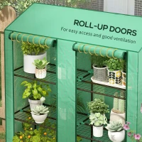 Outsunny 46 x 143cm Six-Shelf Greenhouse(m-6)