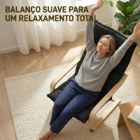 HOMCOM Poltrona de Sala Moderna com Encosto Alto Acolchoado Estrutura de Madeira e Estofada em Veludo 67x83x105 cm Preto(m-6)