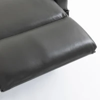 HOMCOM Elektrische tv-stoel met opsta-hulp, relaxstoel met afstandsbediening, voetsteun en ligfunctie, donkergrijs(m-10)