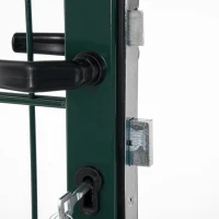 HOMCOM stalen tuinpoort 97 x 150 cm(m-7)