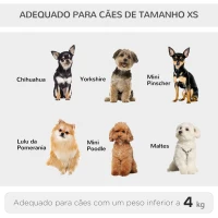 PawHut Mochila com Visor para Gatos Mochila de Transporte para Animais de Estimação Dobrável 38x24x38 cm Preto e Vermelho(m-4)