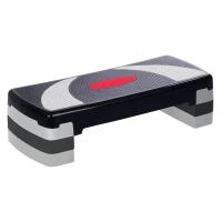 HOMCOM Step fitness aerobic stepper hauteur reglable surface antiderapante 78x29x20 cm(m-1)