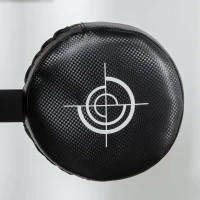 SPORTNOW Verstelbare Punchingball, 360° Draaibaar, Incl. Bokszwachtels, Zwart, 80,5 x 48 x 163-205 cm(m-9)