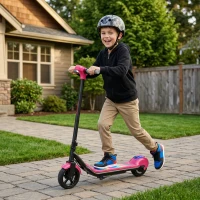 SPORTNOW Electric Scooter for Kids, with LED Display, Pink(m-2)