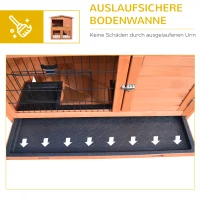 PawHut konijnenhok 100,5 cm x 55 cm x 101 cm(m-6)