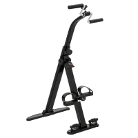 SPORTNOW Bicicletă pentru Reabilitare Picioare și Brațe Pliabilă, Ecran LCD și Înălțime Manubriu Reglabilă, Negru