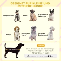 PawHut Hundehütte mit Dachterrasse, wetterfest, Holz, 121x77x78cm, Schwarz/Gelb(m-4)