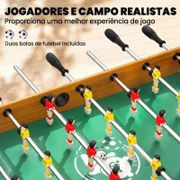 HOMCOM Matraquilho para Crianças acima de 7 Anos com 2 Bolas 8 Hastes 2 Marcadores de Pontos 22 Jogadores 118x104x69cm Multicor(m-7)