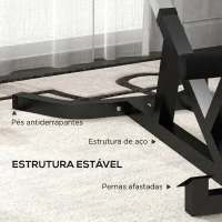 SPORTNOW Cadeira Romana para Hiperextensões com Altura e Encosto Reguláveis, 120 kg, para Treino de Abdominais e Costas(m-7)
