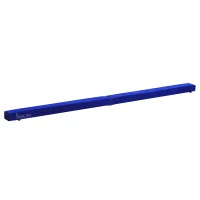 HOMCOM Barra de Equilíbrio Ginástica Dobrável 210 cm Barra de Ginástica Artística para Crianças Iniciantes e Ginastas 210x10x6,5 cm Azul(m-11)