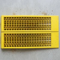 HOMCOM Set de 2 Rampe de Încărcare din Plastic pentru Mașini, cu Capacitate de 3 Tone și Suprafață Antiderapantă, Galben(m-8)