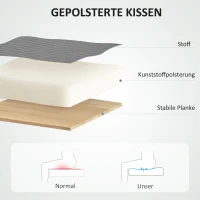 HOMCOM Schreibtischstuhl, drehbar, rollbar, Netzrücken, Schaumstoffkissen, Grau(m-6)