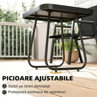 Outsunny set bistro terasă elegant(m-7)