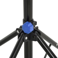 HOMCOM Fahrradmontageständer Zentrierständer Fahrradständer Reparaturständer vierbeinig mit Werkzeugablage Schwarz 144x144x117-170 cm(m-9)