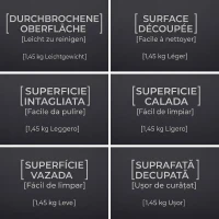HOMCOM Birou PC Modern din Lemn cu Raft pentru Unitatea Centrală și Spațiu pentru Tastatură Glisantă, 80x45x75 cm, Negru(m-9)