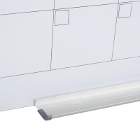 Vinsetto Whiteboard Kalender 90 x 60cm Wandkalender mit Stiftablage Trocken Abwischbar Wochenplaner mit 4 Stifte, Radierer, Monatskalender für Büro Schule Küche Zuhause(m-9)