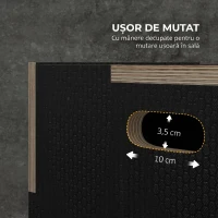 SPORTNOW Cutie de Sărituri Pliometrică la 3 Înălțimi din Lemn Antiderapant, 41-36-31cm, Negru(m-5)