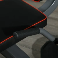 SPORTNOW Máquina de Extensão e Flexão de Pernas Ajustável com Carga de Discos para Treino de Glúteos e Coxas em Ginásio(m-8)