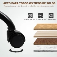 HOMCOM Cadeira de Escritório com Massagem Aquecimento Apoios de Braços Rebatíveis e Controlo Remoto 66x67x113-121 cm Cinzento(m-8)