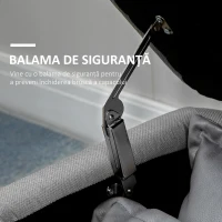 HOMCOM Bancă de Depozitare din Material Textil cu Efect de Catifea, pentru Dormitor, Living și Hol, 101x38,5x44,5 cm, Gri(m-7)