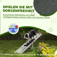 PawHut Hundewippe für Agility Training, rutschfest, bis 50 kg belastbar, 180 x 30 x 30 cm(m-5)