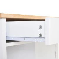 HOMCOM Carucior bucatarie / carucior servire, din lemn, 66x39,5x86,5cm(m-12)