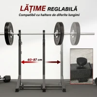 SportNow Suport Haltere Reglabil – Statie Flotari & Genuflexiuni(m-6)