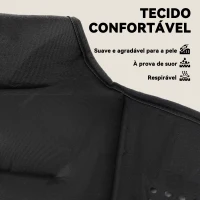 SPORTNOW Colete de Peso 8 kg Colete de Treino com 2 Tiras Ajustáveis e Bandas Reflectoras para Treino de Força Corrida 43x33 cm Preto(m-4)