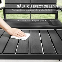 Outsunny Set Mobilier de Grădină cu Canapea, Fotolii și Măsuță, Ideal pentru Exterior(m-6)