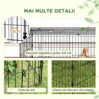 PawHut Cusca pentru Animale Mici, 185x75x50cm Verde(m-7)
