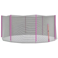 SPORTNOW Plasa de siguranta pentru trambulina 366cm, Roz(m-11)