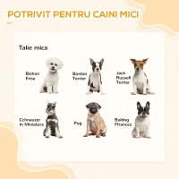 PawHut Scară pentru Câini cu 3 Trepte și Spațiu de Depozitare, Pliabilă și Lavabilă, 40x54x48 cm, Albă(m-7)
