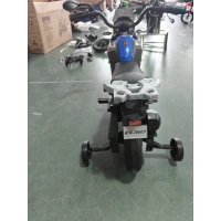 AIYAPLAY Moto électrique pour enfants 3-8 ans 12V Licence BMW G310 GS, Batterie lithium, Roulettes amovibles, Bleu(m-2)