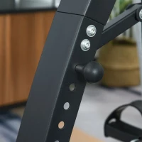 HOMCOM Pedaltrainer für Senioren extra Leise Mini Heimtrainer mit LCD Display Befestigungsband Arm- und Beintrainer Bewegungstrainer Tischfahrrad Mini Bike Fitnessgerät für Zuhause Büro(m-8)