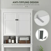 HOMCOM Over-Toilet/Appliance Storage Cabinet - White(m-7)