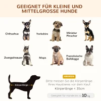 PawHut Erhöhtes Hundebett mit Baldachin, Haustierbett, Hundeliege outdoor mit Dach, Atmungsaktiv, Taftstoff für Camping Grau 61 x 46 x 62 cm(m-7)