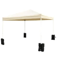 Outsunny Pavillon Standfuß für Faltpavillon Partyzelt Festzelt 4 Stück 4er-Set schwarz NEU(m-1)