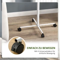 PawHut Anflugstange Freisitz für Papageien Sitzstange, 1 Leiter, 1 Schaukel, Futternäpfe, 60 x 60 x 138 cm, Weiß + Natur(m-5)