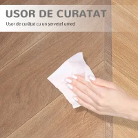 HOMCOM Tăviță pentru Scaun Birou Protecție Pardoseală Antiderapantă din Plastic, 90x120 cm, Transparent(m-6)