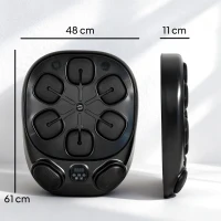 SPORTNOW Music Boxing Machine, elektronische LED Boxmaschine mit Doppel Schlagzonen Bluetooth Handschuhen 9 Geschwindigkeit(m-3)