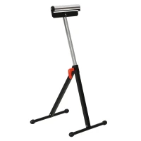 HOMCOM trepied cu Role si Inaltime Reglabila din Metal, Design Pliabil care Economiseste Spatiu cu Rulmenti cu Bila, 44x50x68-110 cm, Negru si Argintiu(m-1)