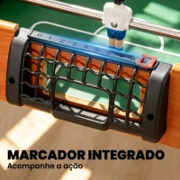 HOMCOM Matraquilho para Crianças acima de 7 Anos com 2 Bolas 8 Hastes 2 Marcadores de Pontos 22 Jogadores 118x104x69cm Multicor(m-5)