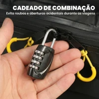 Outsunny Bolsa de Teto para Carro 594L Impermeável com 6 Correias Tapete Antiderrapante e Ganchos para Veículos Preto e Amarelo(m-8)