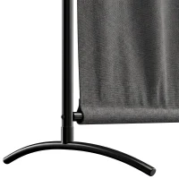 Outsunny Paravent Extérieur à Panneau Unique, Séparateur de Pièce de 180H cm avec Protection UV30+, Gris Foncé(m-11)