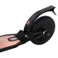 HOMCOM Patinete Eléctrico para Mayores de 14 Años E-Scooter Plegable Manillar Ajustable 12 km/h Batería Recargable 22,6V Monopatín 150W Carga 100kg(m-7)