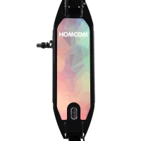 HOMCOM Patinete Eléctrico para Mayores de 14 Años E-Scooter Plegable Manillar Ajustable 12 km/h Batería Recargable 22,6V Monopatín 150W Carga 100kg(m-8)