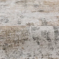 HOMCOM Vloerkleed van polyester, modern artistiek patroon, wasbaar, bruin(m-10)
