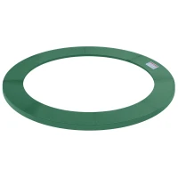 HOMCOM Trampolin Randabdeckung Ø305 cm breit, Reißfest UV-resistent Federabdeckung, Wasserabweisend, Trampolinzubehör Randschutz Sicherheitsnetz Ersatzteile für Gartentrampoline Grün Ohne Stangenloch(m-1)