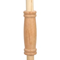 AIYAPLAY Hobby Horse with Wood Wheels, Stick Horse with Grip Handle, Hoofbeats Neighing, Gift for Imaginative Play, 95 cm, White(m-12)