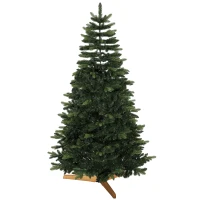 HOMCOM Árvore de Natal Artificial Abeto Nobre 961 Ramos 180cm Verde(m-7)